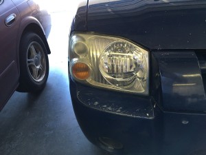 After the polish or cleaning of headlight lens by Tune Tech Fairview Boise